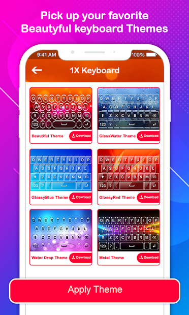 1X Keyboard – Emoji, Stickers, GIF & Free Theme