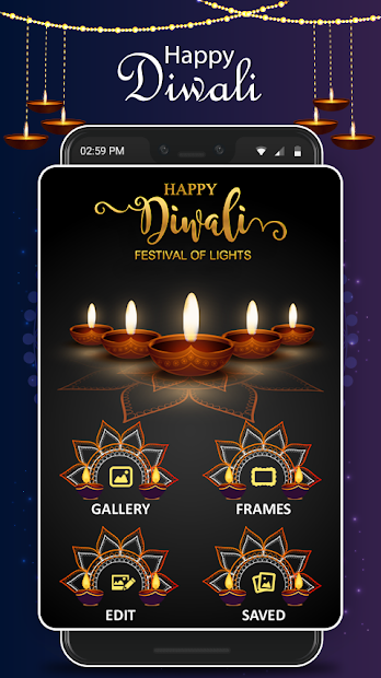 Happy Diwali Photo Frames – HD Backgrounds